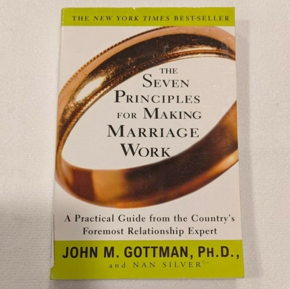 The Seven Principles For Making Marriage Work. Used in great condition.